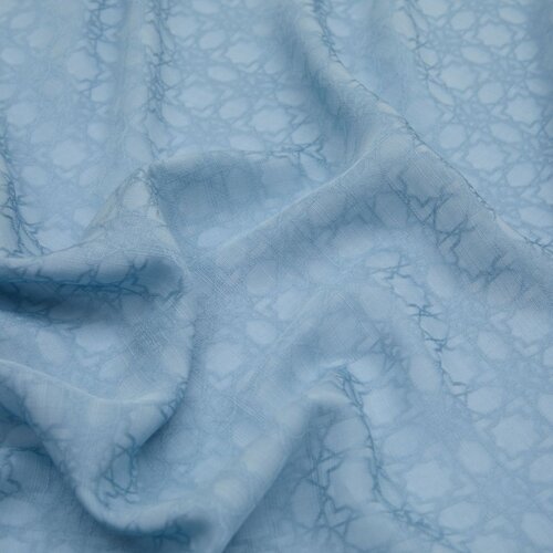 All Seasons Baby Blue Monogram Scarf