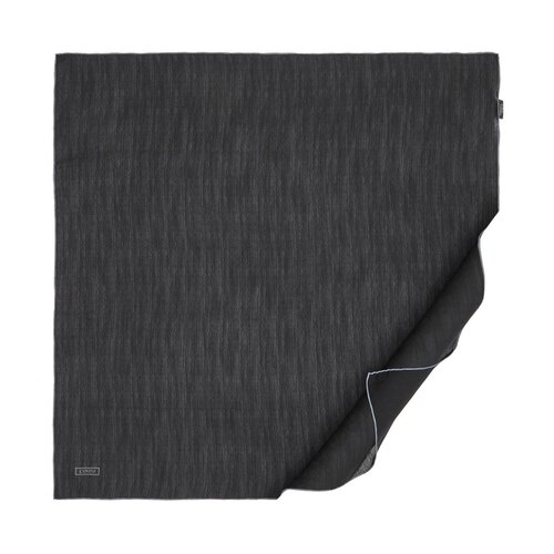 All Seasons Black Grey Monogram Scarf