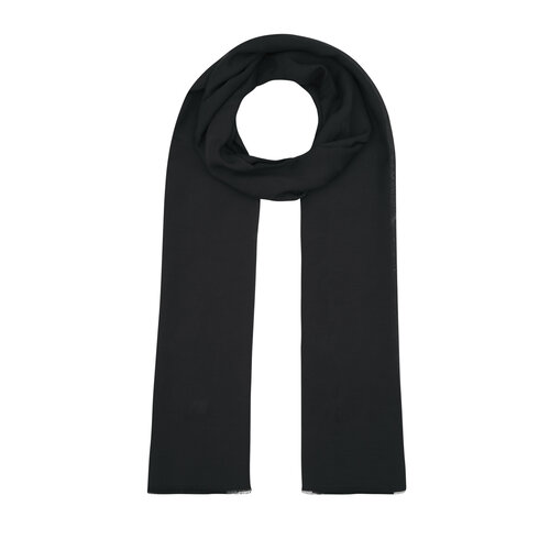 All Seasons Black Paisley Monogram Scarf