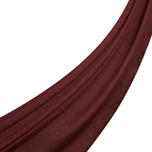 All Seasons Burgundy Mini Seljuk Monogram Scarf - Thumbnail