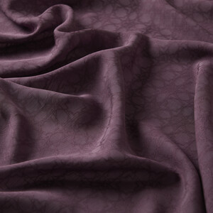 All Seasons Fig Purple Cheetah Monogram Scarf - Thumbnail