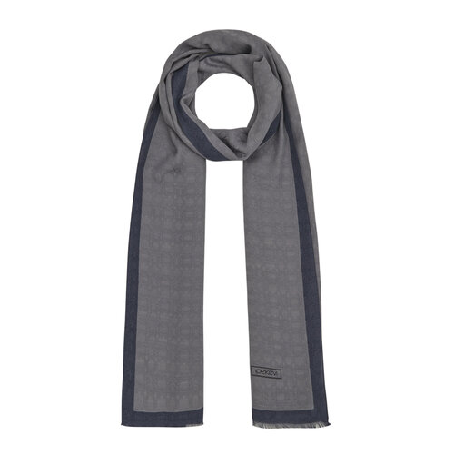 All Seasons Grey Monogram Scarf