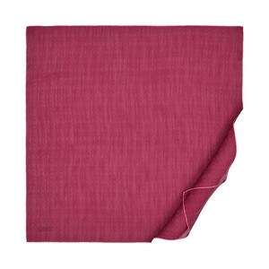 All Seasons Plum Monogram Scarf - Thumbnail