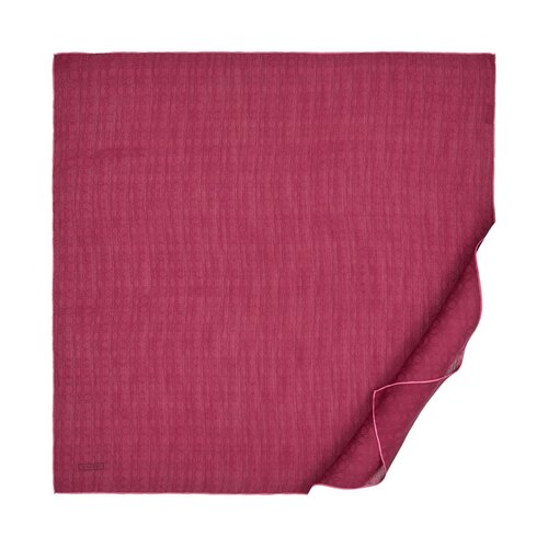 All Seasons Plum Monogram Scarf