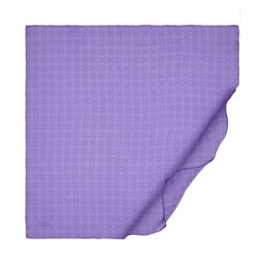 All Seasons Purple Monogram Scarf - Thumbnail