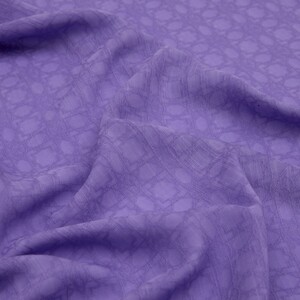 ipekevi - All Seasons Purple Monogram Scarf (1)