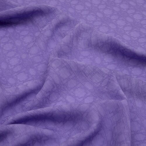 All Seasons Purple Monogram Scarf