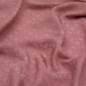 All Seasons Rose Pink Monogram Scarf - Thumbnail