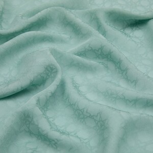 ipekevi - All Seasons Water Green Monogram Scarf (1)