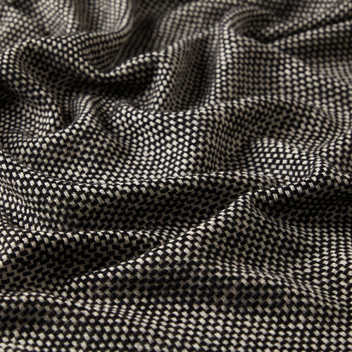 Anthracite Knit Cashmere Wool Silk Scarf