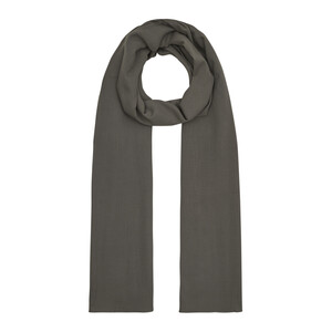 Anthracite Plain Cotton Scarf - Thumbnail