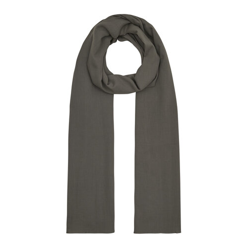 Anthracite Plain Cotton Scarf