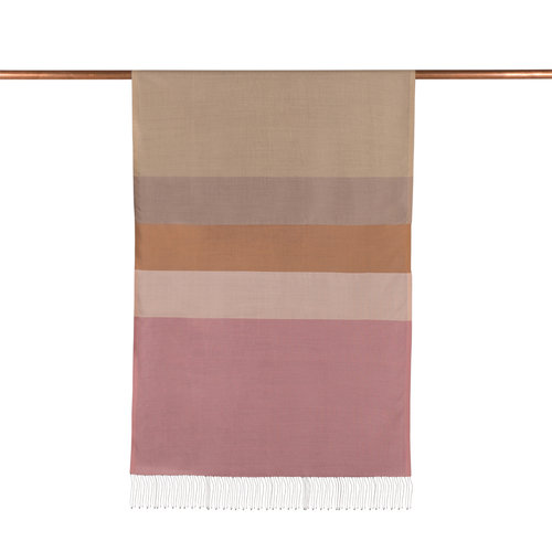 Antique Beige Kushak Striped Silk Scarf