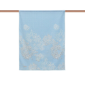 Baby Blue Azalea Cotton Scarf - Thumbnail