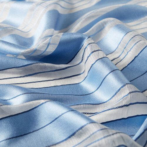 Baby Blue Organza Silk Scarf 