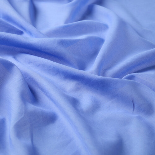 Baby Blue Plain Cotton Scarf