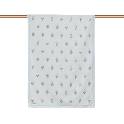 Baby Blue Vintage Wall Cotton Scarf