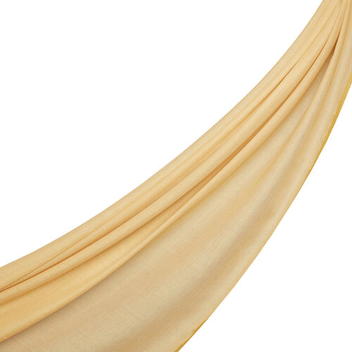 Beige Bordered Modal Silk Scarf