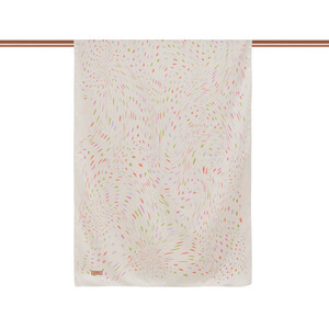 Beige Terrazzo Speckle Cotton Scarf - Thumbnail