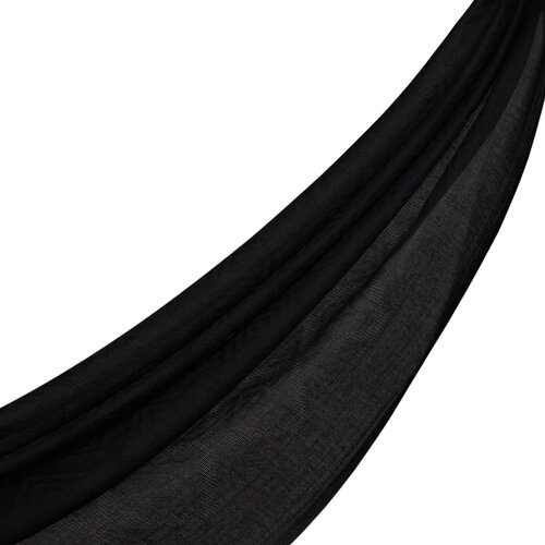 Black Diamond Wool Silk Scarf