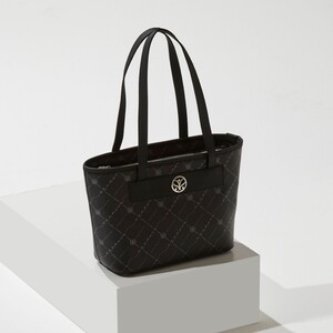 Black Monogram Tote Bag - Thumbnail