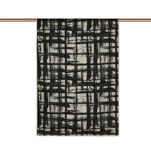 Black White Dilemma Cotton Rayon Scarf