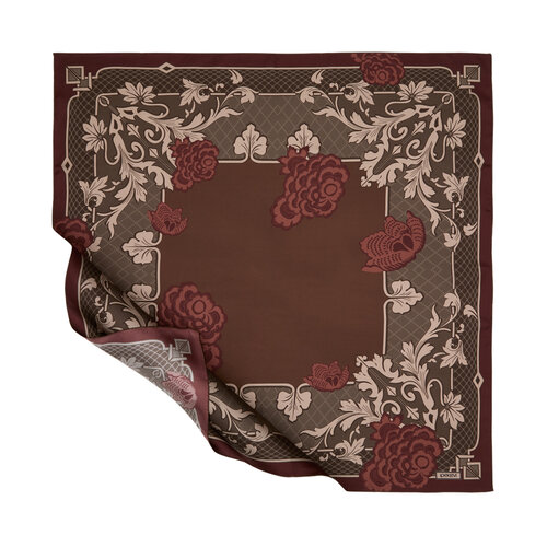 Brown Beykoz Twill Silk Scarf