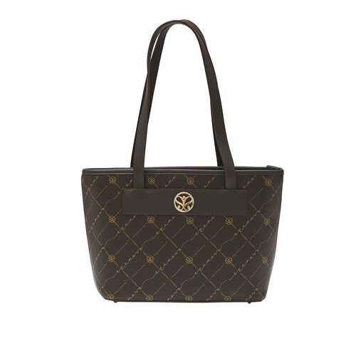 Brown Monogram Tote Bag