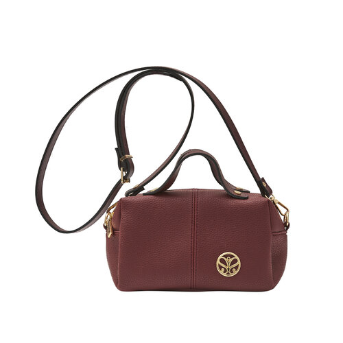 Burgundy Crossbody Plain Bag