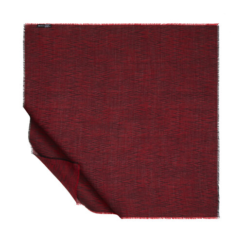 Burgundy Zigzag Scarf