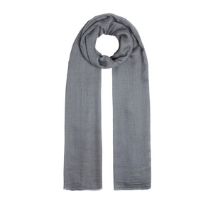 Charcoal Cashmere Silk Prime Scarf - Thumbnail