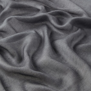 Charcoal Cashmere Silk Prime Scarf - Thumbnail