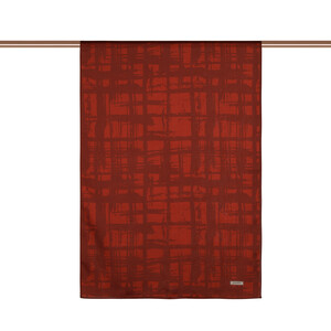 Classic Burgundy Dilemma Cotton Rayon Scarf - Thumbnail