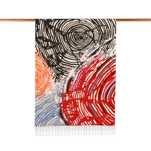 ipekevi - Colorful Zebra Print Silk Scarf Model 01 (1)