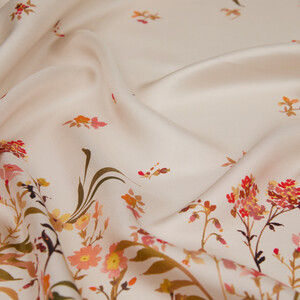  - Cream Day Dream Twill Silk Scarf (1)