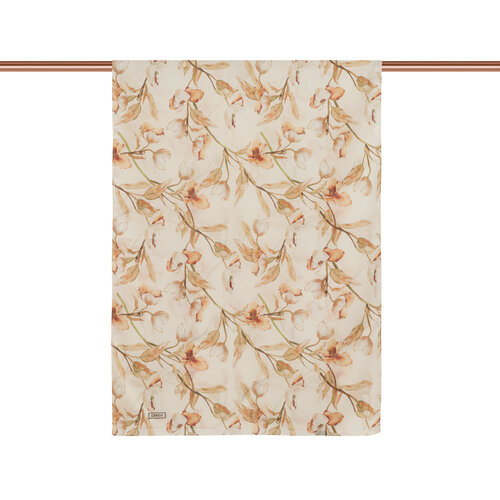 Cream Magnolia Cotton Scarf