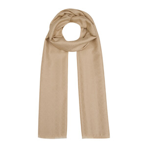 Cream Mini Seljuk Monogram Scarf - Thumbnail