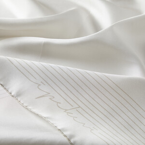 ipekevi - Cream Prive Twill Silk Scarf (1)