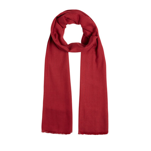 Dark Burgundy Plain Cotton Silk Shawl