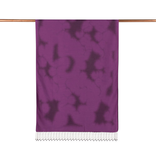 Dark Lavender Spray Paint Print Silk Scarf