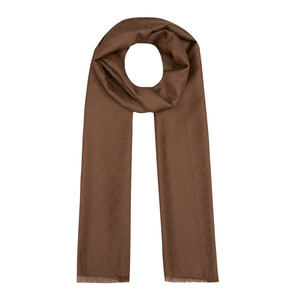 Dark Mink Mini Seljuk Monogram Scarf - Thumbnail