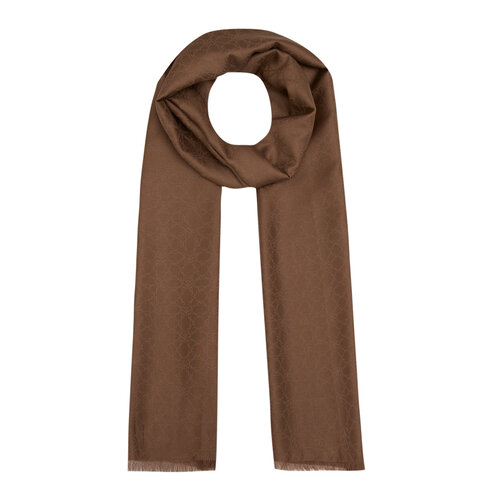 Dark Mink Mini Seljuk Monogram Scarf