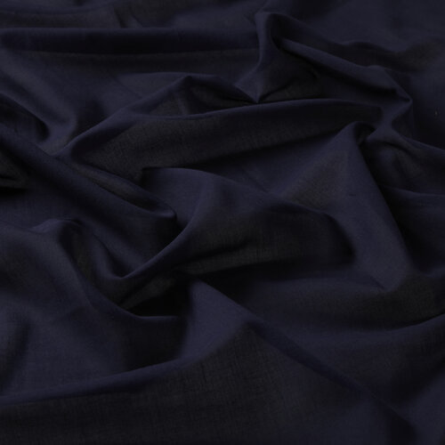 Dark Navy Plain Cotton Scarf