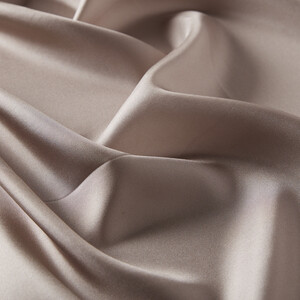 ipekevi - Dark Stone Plain Silk Twill Scarf (1)