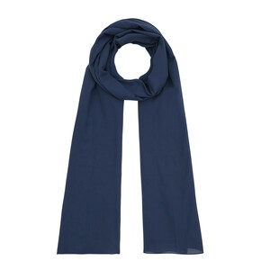 ipekevi - Denim Blue Plain Cotton Scarf (1)