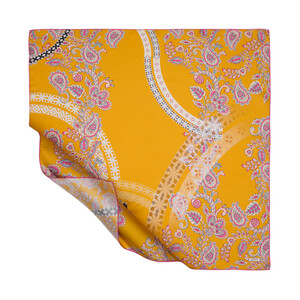 Dore Princess Misaka Twill Silk Scarf - Thumbnail