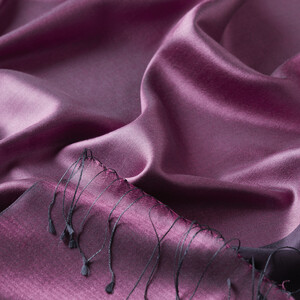 Dry Rose Reversible Silk Scarf - Thumbnail