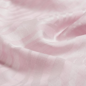 Dusty Pink Zebra Print Cotton Silk Scarf - Thumbnail