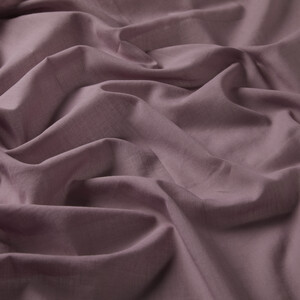 Fig Purple Plain Cotton Scarf - Thumbnail