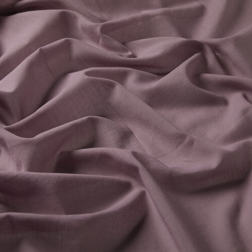 Fig Purple Plain Cotton Scarf